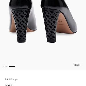 BOSS Black Pumps with Cut-Out Heel